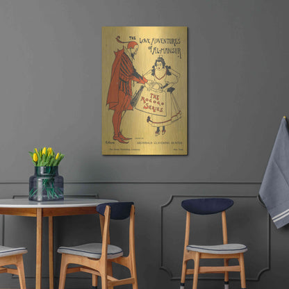 Luxe Metal Art 'The Love Adventures Of Al-Mansur (1895)' by Epic Portfolio, Metal Wall Art,24x36