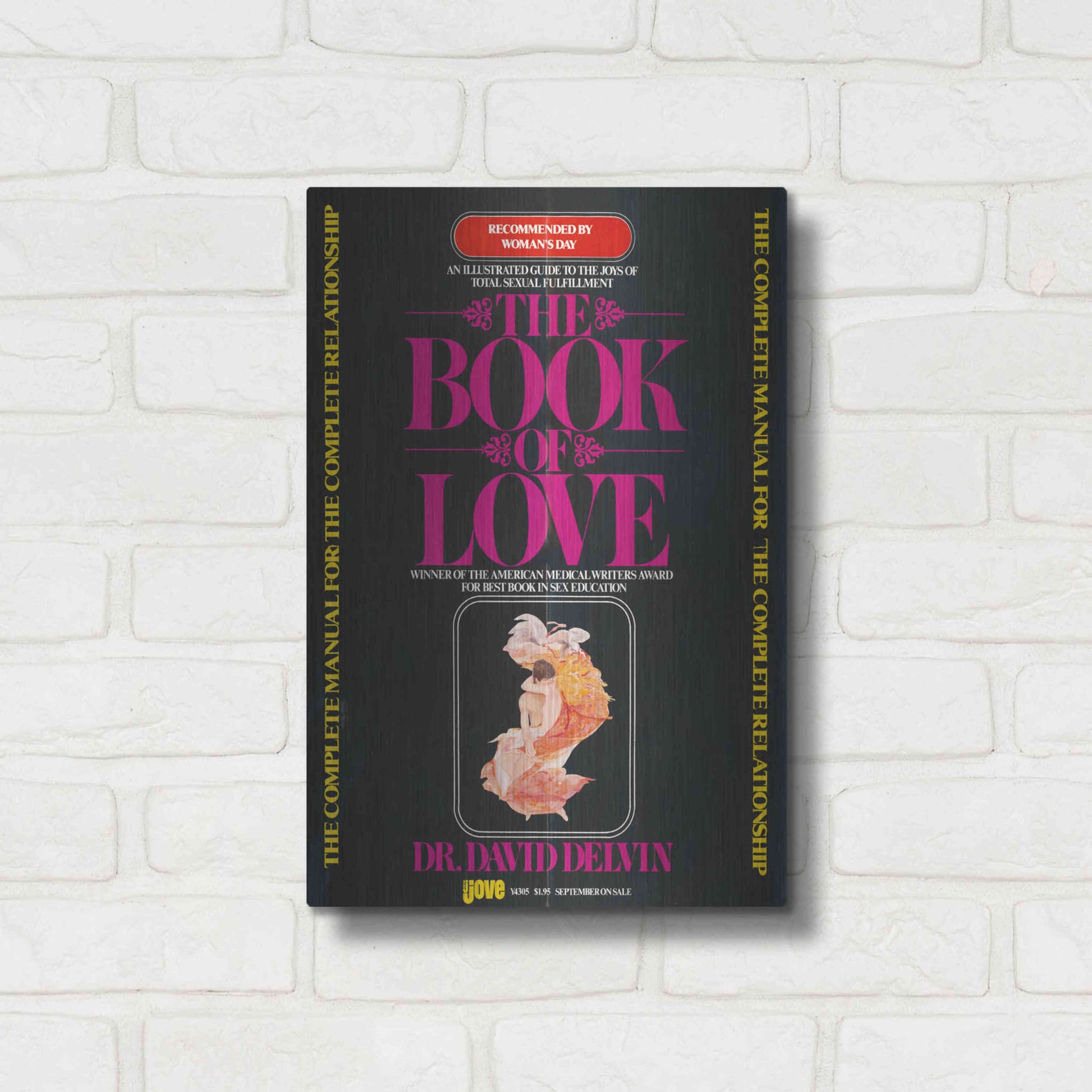 Luxe Metal Art 'The Book Of Love (1977)' by Epic Portfolio, Metal Wall Art,12x16