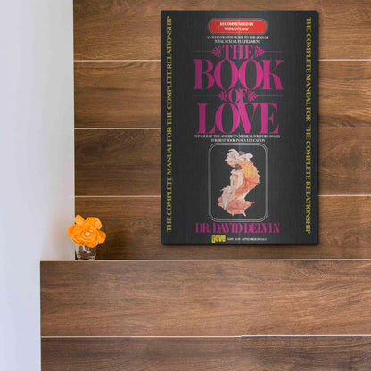 Luxe Metal Art 'The Book Of Love (1977)' by Epic Portfolio, Metal Wall Art,12x16