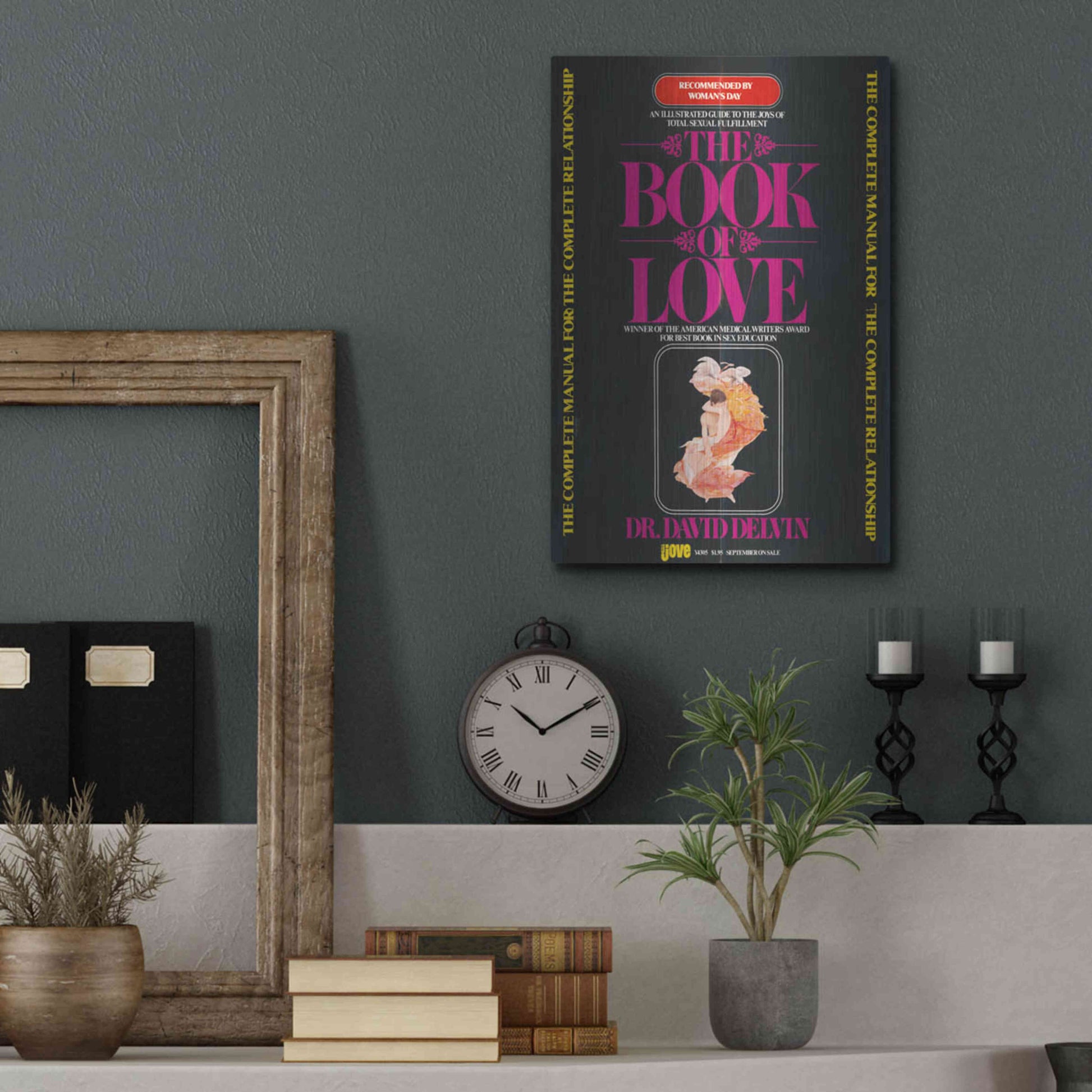 Luxe Metal Art 'The Book Of Love (1977)' by Epic Portfolio, Metal Wall Art,12x16