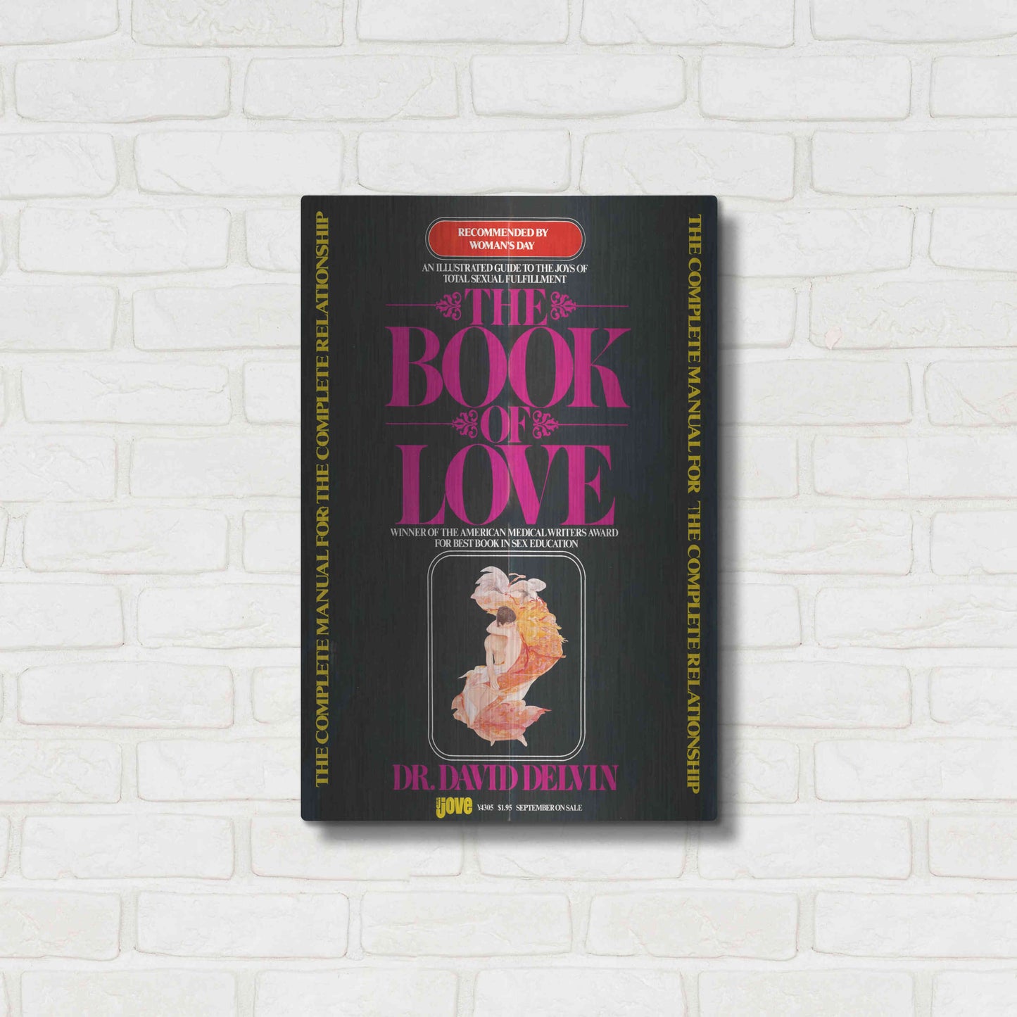 Luxe Metal Art 'The Book Of Love (1977)' by Epic Portfolio, Metal Wall Art,16x24