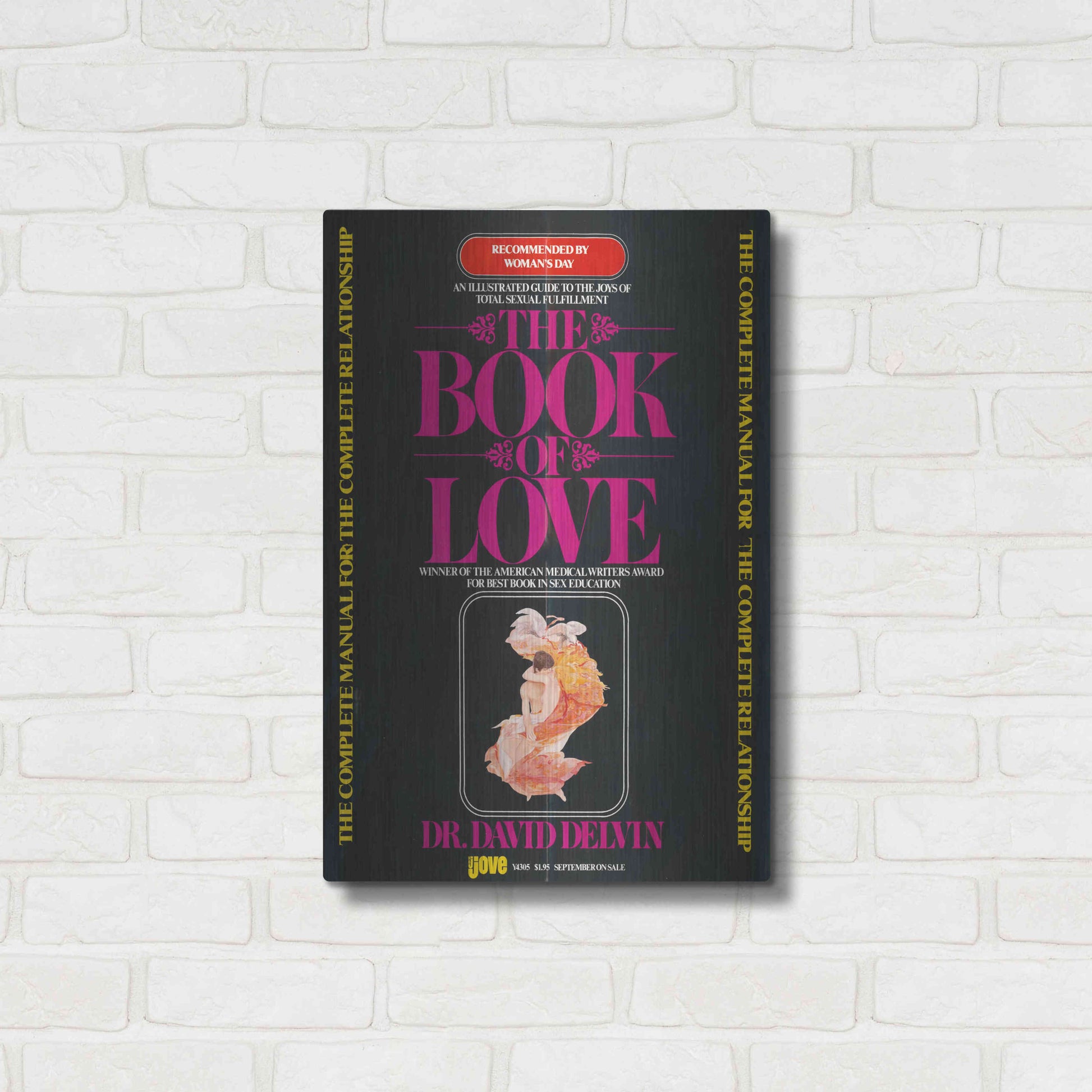 Luxe Metal Art 'The Book Of Love (1977)' by Epic Portfolio, Metal Wall Art,16x24