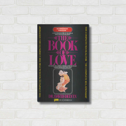 Luxe Metal Art 'The Book Of Love (1977)' by Epic Portfolio, Metal Wall Art,16x24