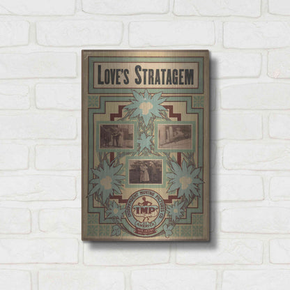 Luxe Metal Art 'Love’S Stratagem (1909)' by Epic Portfolio, Metal Wall Art,12x16