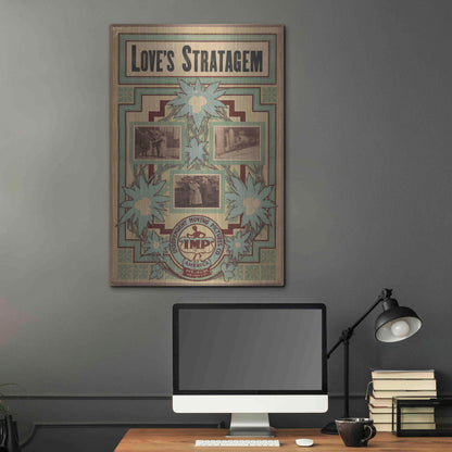 Luxe Metal Art 'Love’S Stratagem (1909)' by Epic Portfolio, Metal Wall Art,24x36