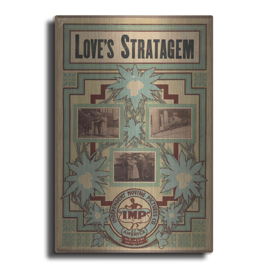 Luxe Metal Art 'Love’S Stratagem (1909)' by Epic Portfolio, Metal Wall Art