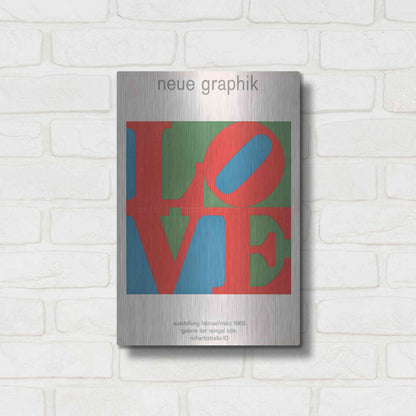 Luxe Metal Art 'Love. Neue Graphik (1968)' by Epic Portfolio, Metal Wall Art,12x16