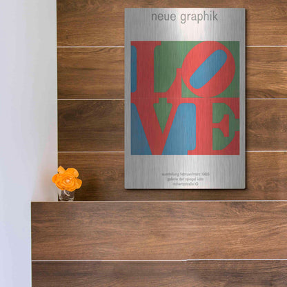 Luxe Metal Art 'Love. Neue Graphik (1968)' by Epic Portfolio, Metal Wall Art,12x16