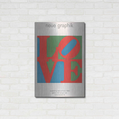 Luxe Metal Art 'Love. Neue Graphik (1968)' by Epic Portfolio, Metal Wall Art,24x36