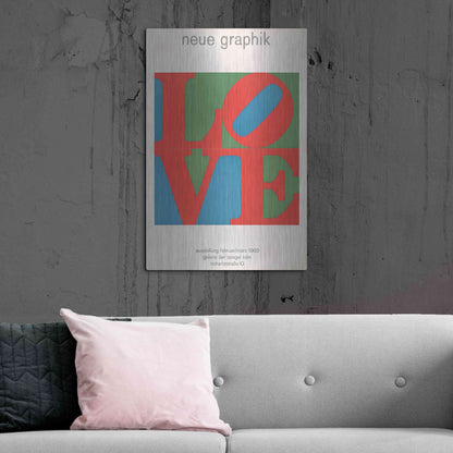Luxe Metal Art 'Love. Neue Graphik (1968)' by Epic Portfolio, Metal Wall Art,24x36