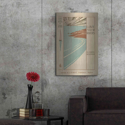 Luxe Metal Art 'Love And Rocks (1895 - 1917)' by Epic Portfolio, Metal Wall Art,24x36