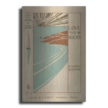 Luxe Metal Art 'Love And Rocks (1895 - 1917)' by Epic Portfolio, Metal Wall Art