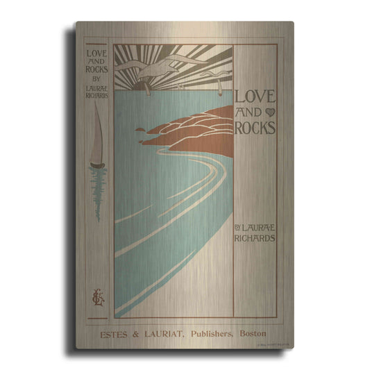 Luxe Metal Art 'Love And Rocks (1895 - 1917)' by Epic Portfolio, Metal Wall Art