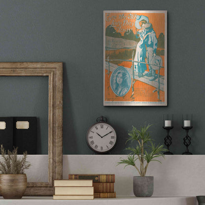 Luxe Metal Art 'Ere The Old Love Dies Away (1900)' by Epic Portfolio, Metal Wall Art,12x16