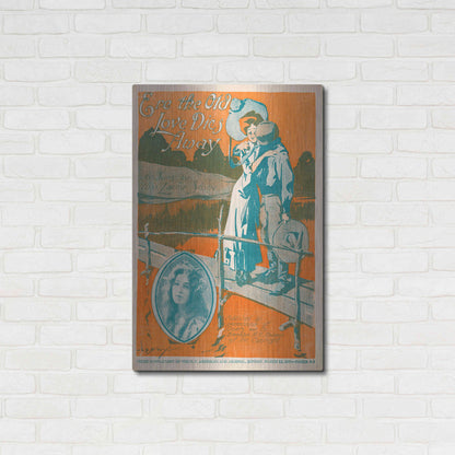 Luxe Metal Art 'Ere The Old Love Dies Away (1900)' by Epic Portfolio, Metal Wall Art,24x36