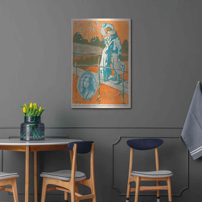 Luxe Metal Art 'Ere The Old Love Dies Away (1900)' by Epic Portfolio, Metal Wall Art,24x36