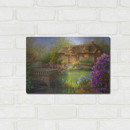 Luxe Metal Art 'My Summer Hideaway' by Nicky Boehme, Metal Wall Art,16x12