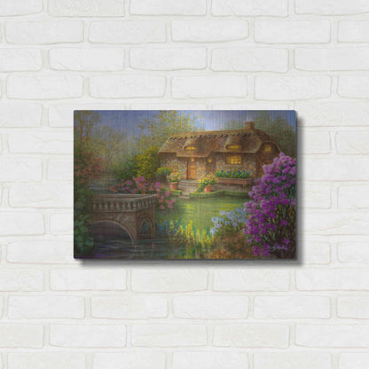 Luxe Metal Art 'My Summer Hideaway' by Nicky Boehme, Metal Wall Art,24x16