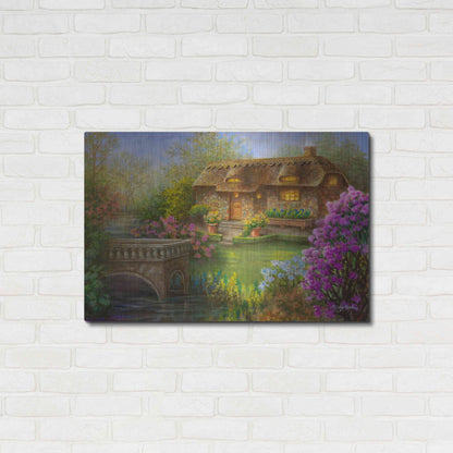 Luxe Metal Art 'My Summer Hideaway' by Nicky Boehme, Metal Wall Art,36x24
