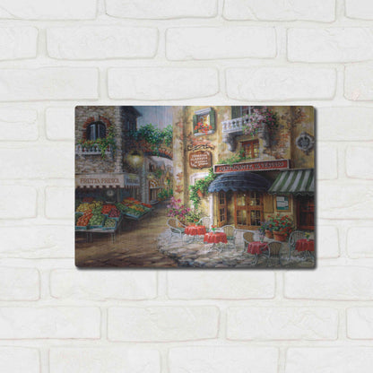 Luxe Metal Art 'Buon Appetito' by Nicky Boehme, Metal Wall Art,16x12