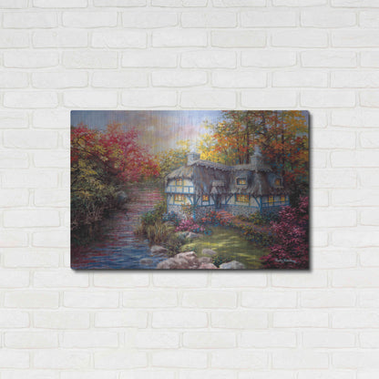 Luxe Metal Art 'There's No Place Like Home' by Nicky Boehme, Metal Wall Art,36x24