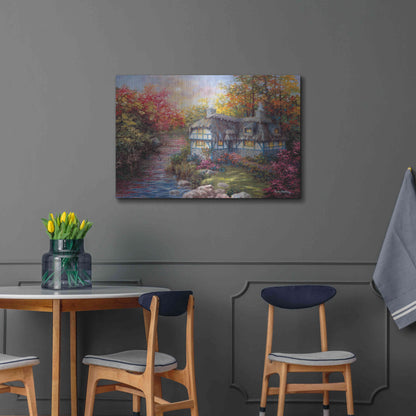 Luxe Metal Art 'There's No Place Like Home' by Nicky Boehme, Metal Wall Art,36x24