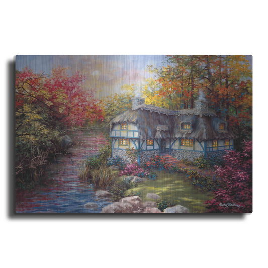 Luxe Metal Art 'There's No Place Like Home' by Nicky Boehme, Metal Wall Art