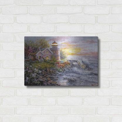 Luxe Metal Art 'Seafarer's Vigilant Sentry' by Nicky Boehme, Metal Wall Art,24x16