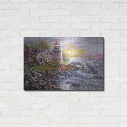Luxe Metal Art 'Seafarer's Vigilant Sentry' by Nicky Boehme, Metal Wall Art,36x24