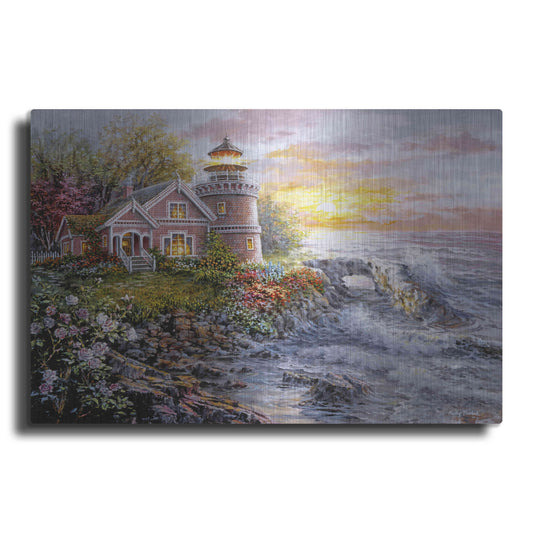 Luxe Metal Art 'Seafarer's Vigilant Sentry' by Nicky Boehme, Metal Wall Art