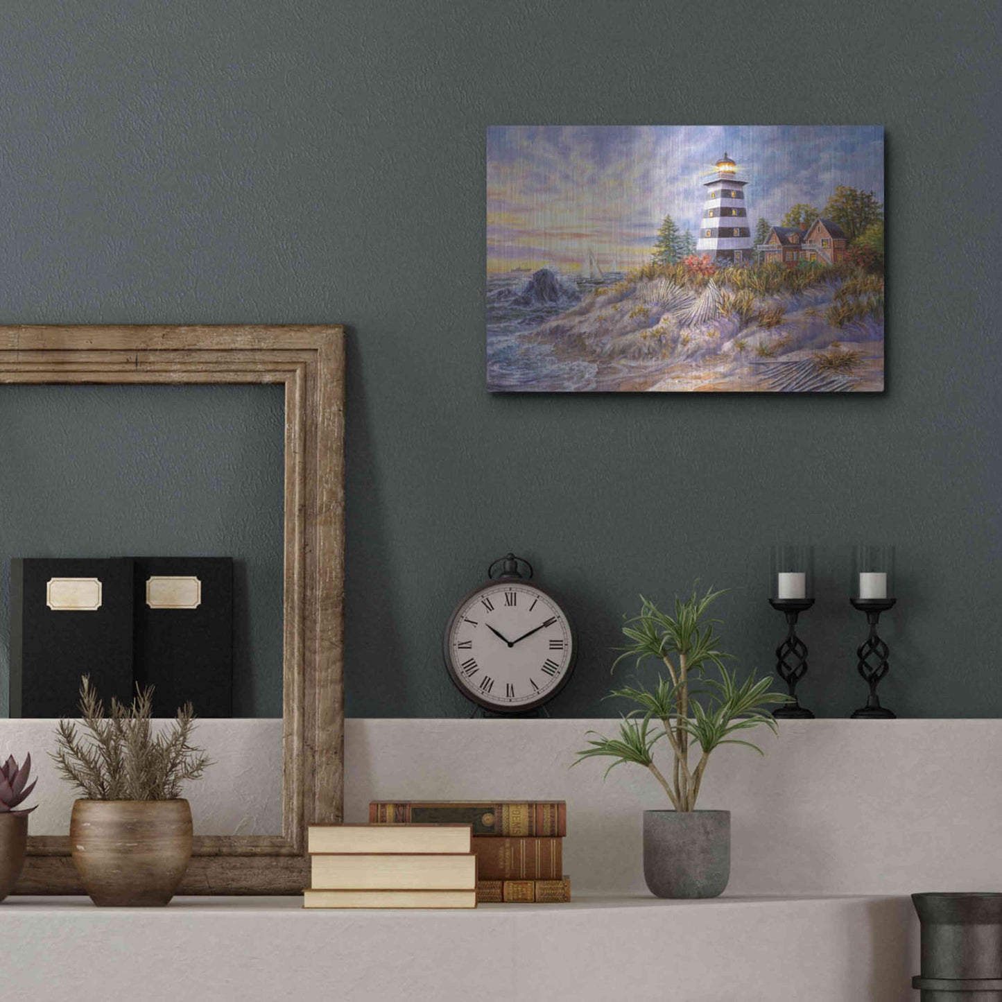 Luxe Metal Art 'Out Of Harm’s Way' by Nicky Boehme, Metal Wall Art,16x12