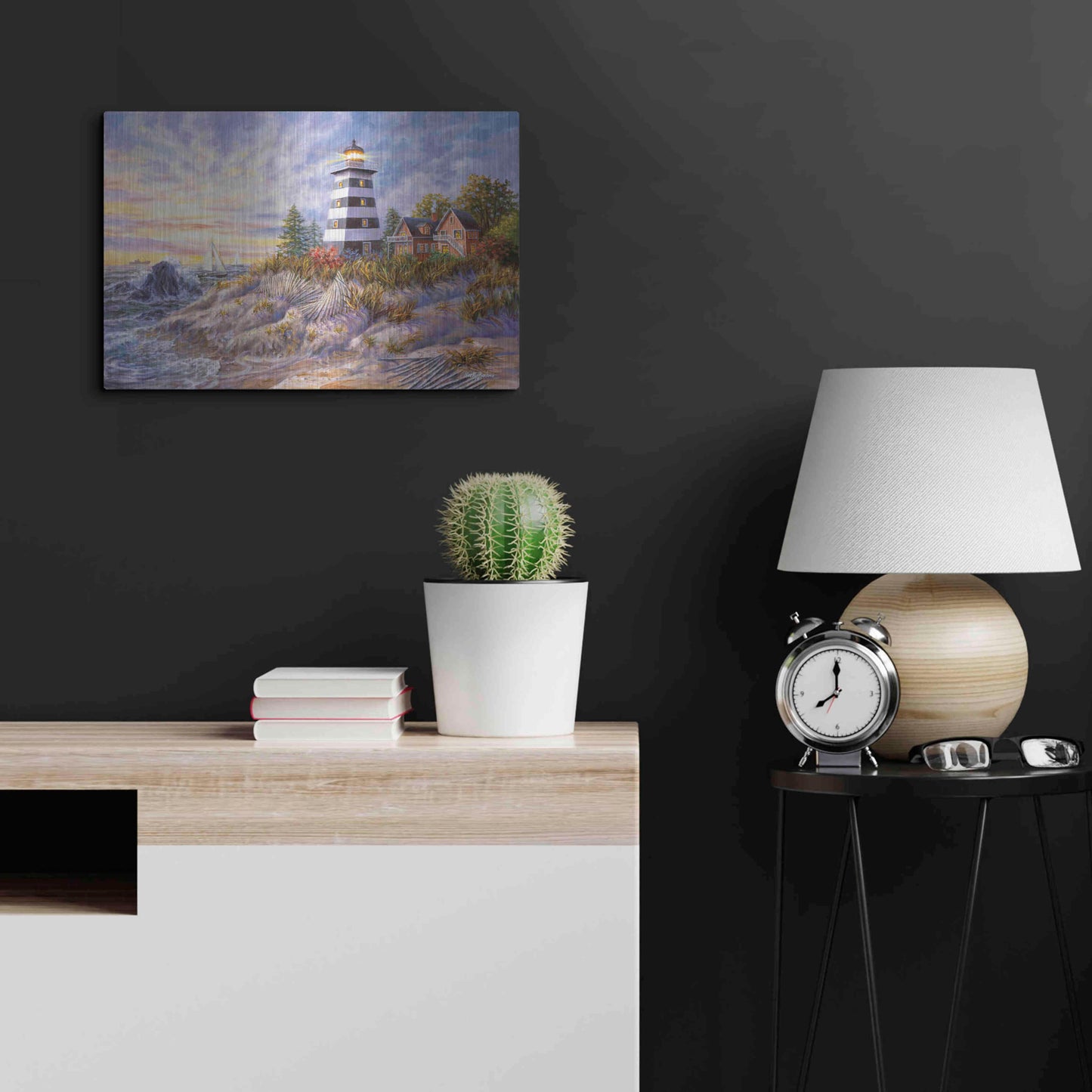 Luxe Metal Art 'Out Of Harm’s Way' by Nicky Boehme, Metal Wall Art,24x16