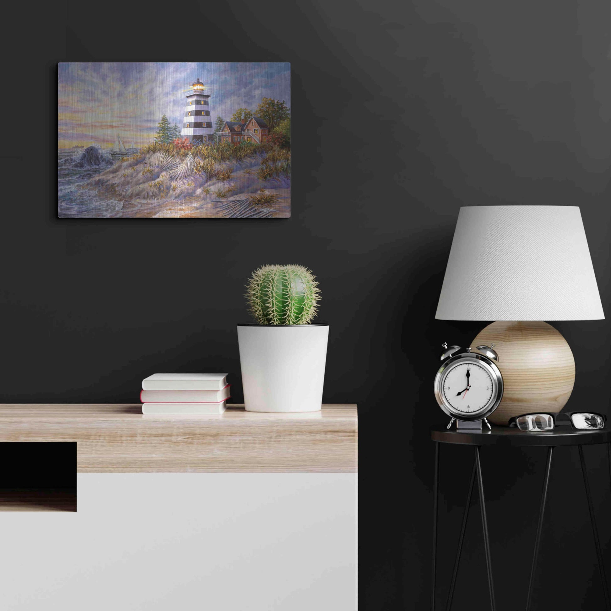 Luxe Metal Art 'Out Of Harm’s Way' by Nicky Boehme, Metal Wall Art,24x16