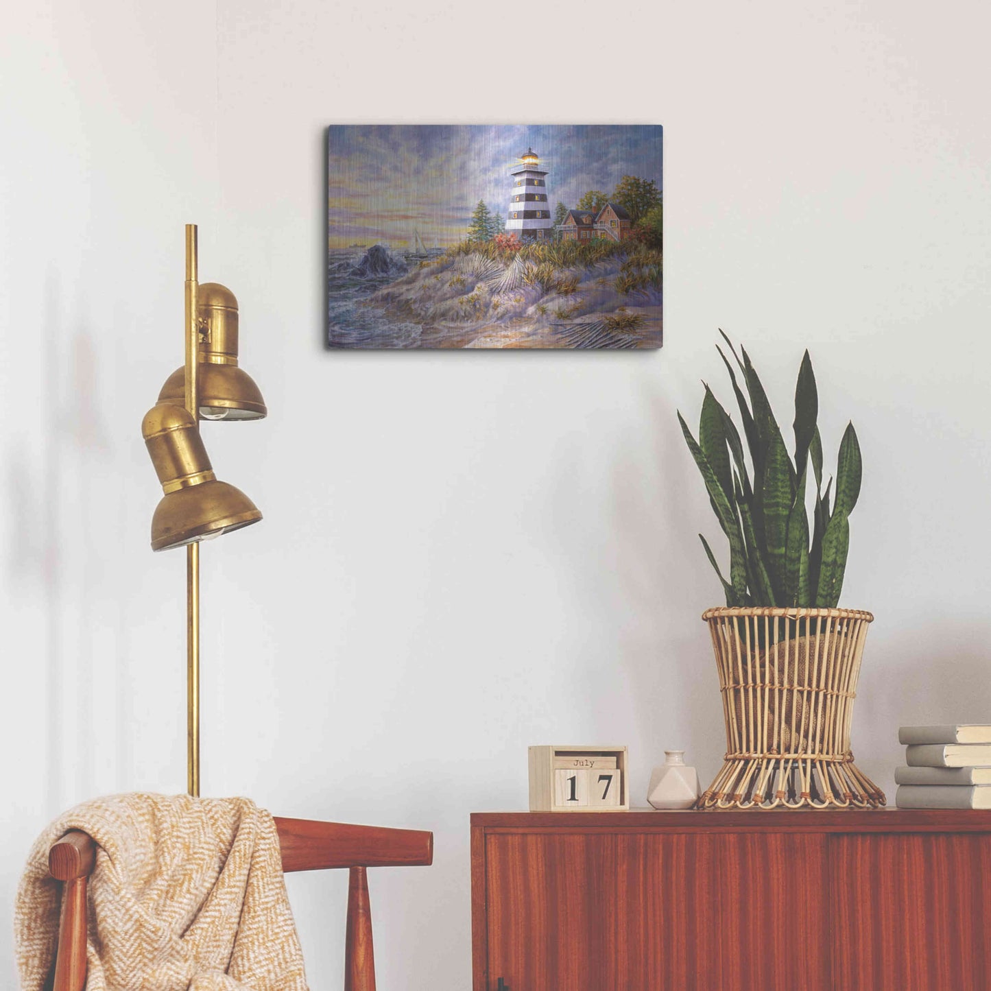 Luxe Metal Art 'Out Of Harm’s Way' by Nicky Boehme, Metal Wall Art,24x16