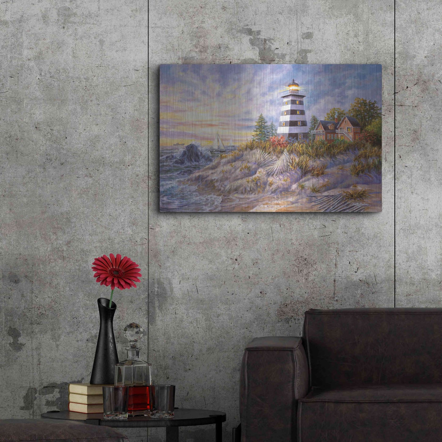 Luxe Metal Art 'Out Of Harm’s Way' by Nicky Boehme, Metal Wall Art,36x24