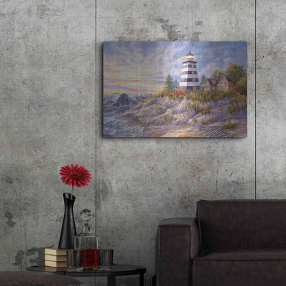 Luxe Metal Art 'Out Of Harm’s Way' by Nicky Boehme, Metal Wall Art,36x24