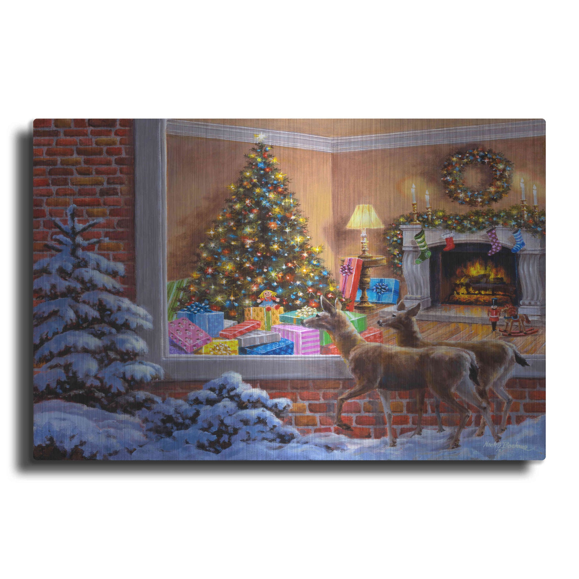 Luxe Metal Art 'You Better Be Good' by Nicky Boehme, Metal Wall Art