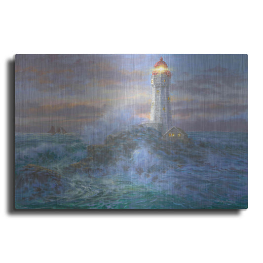 Luxe Metal Art 'Stormy Weather' by Nicky Boehme, Metal Wall Art