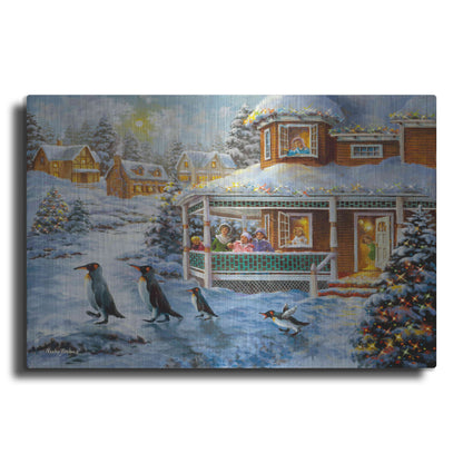 Luxe Metal Art 'Hey! Wait For Me' by Nicky Boehme, Metal Wall Art