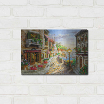 Luxe Metal Art 'Invitation To Dine' by Nicky Boehme, Metal Wall Art,16x12