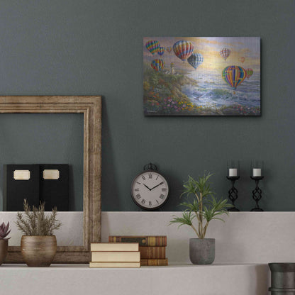 Luxe Metal Art 'Summer Glow' by Nicky Boehme, Metal Wall Art,16x12