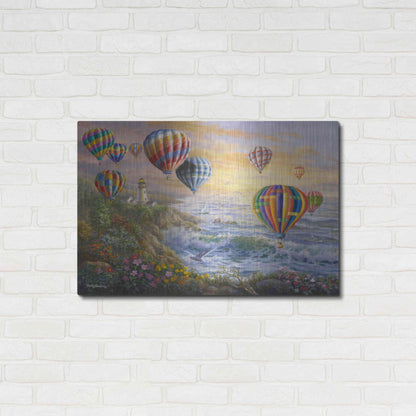 Luxe Metal Art 'Summer Glow' by Nicky Boehme, Metal Wall Art,36x24