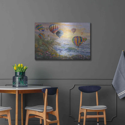 Luxe Metal Art 'Summer Glow' by Nicky Boehme, Metal Wall Art,36x24