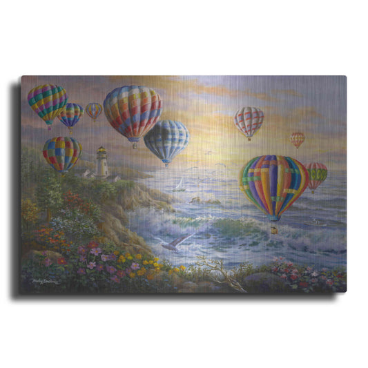 Luxe Metal Art 'Summer Glow' by Nicky Boehme, Metal Wall Art