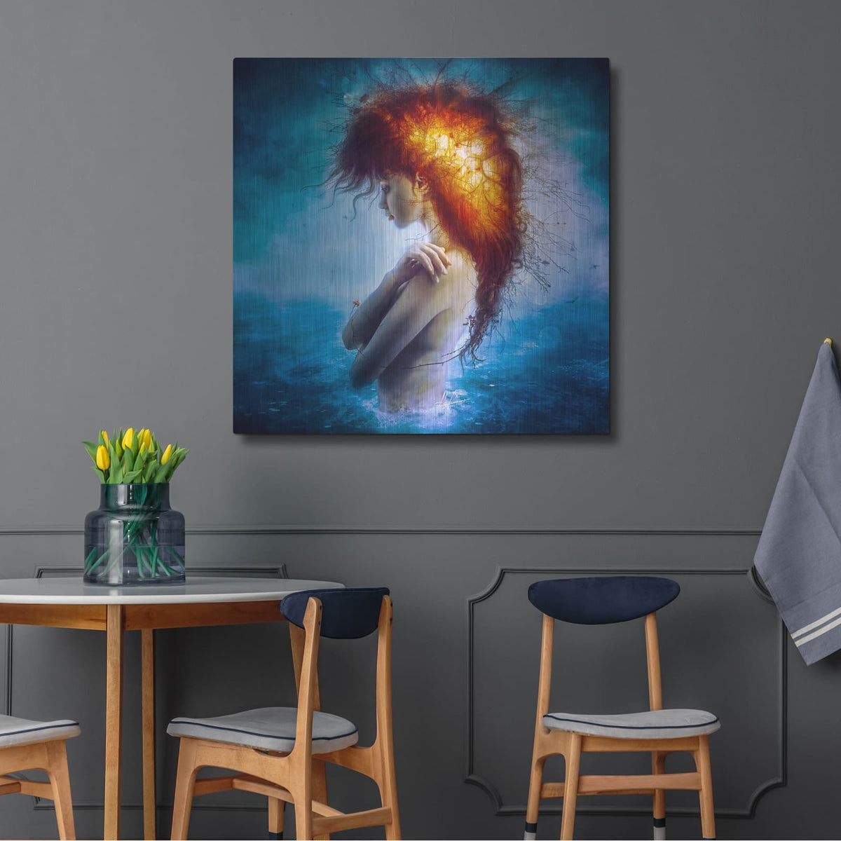 'Nirvana' by Mario Sanchez Nevado – Metal Wall Art, 36x36 room view