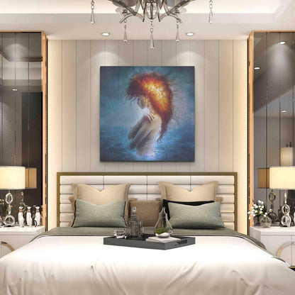 Luxe Metal Art 'Nirvana' by Mario Sanchez Nevado, Metal Wall Art,36x36