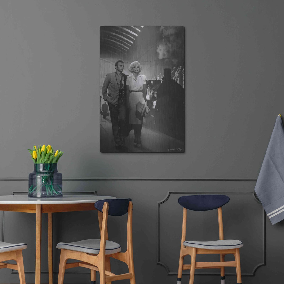 'Saying Farewell' by Chris Consani – Metal Wall Art, 24x36 room view