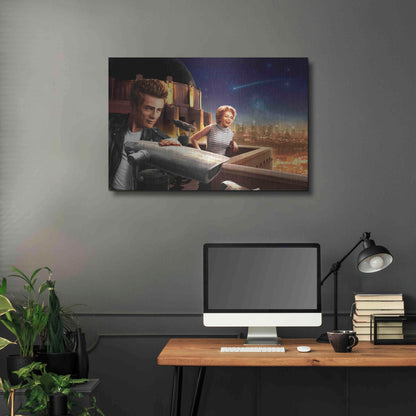 Luxe Metal Art 'Starry Night' by JJ Brando, Metal Wall Art,36x24