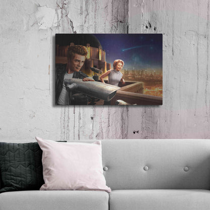 Luxe Metal Art 'Starry Night' by JJ Brando, Metal Wall Art,36x24