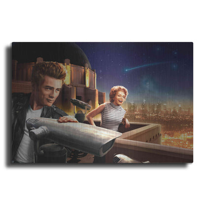 Luxe Metal Art 'Starry Night' by JJ Brando, Metal Wall Art